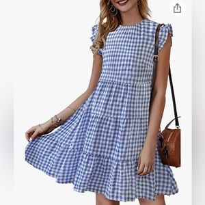 Blue Gingham Dress
